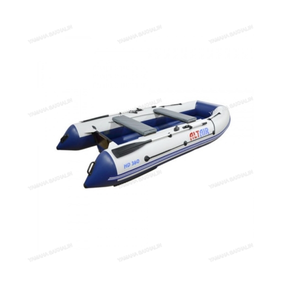 Лодка надувная моторная ALTAIR HD360 с НДНД синий/серый