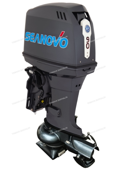 Мотор лодочный 2-х тактный Seanovo SN90FFEL-T с водометом в сборе
